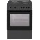 COOKER FREE STANDING  EP/MUL 601 ΑΝΘΡΑΚΙ ΕΜΑΓΙΕ A 66LT 6ΠΡΟΓΡ ΜΕ ΚΑΠΑΚΙ